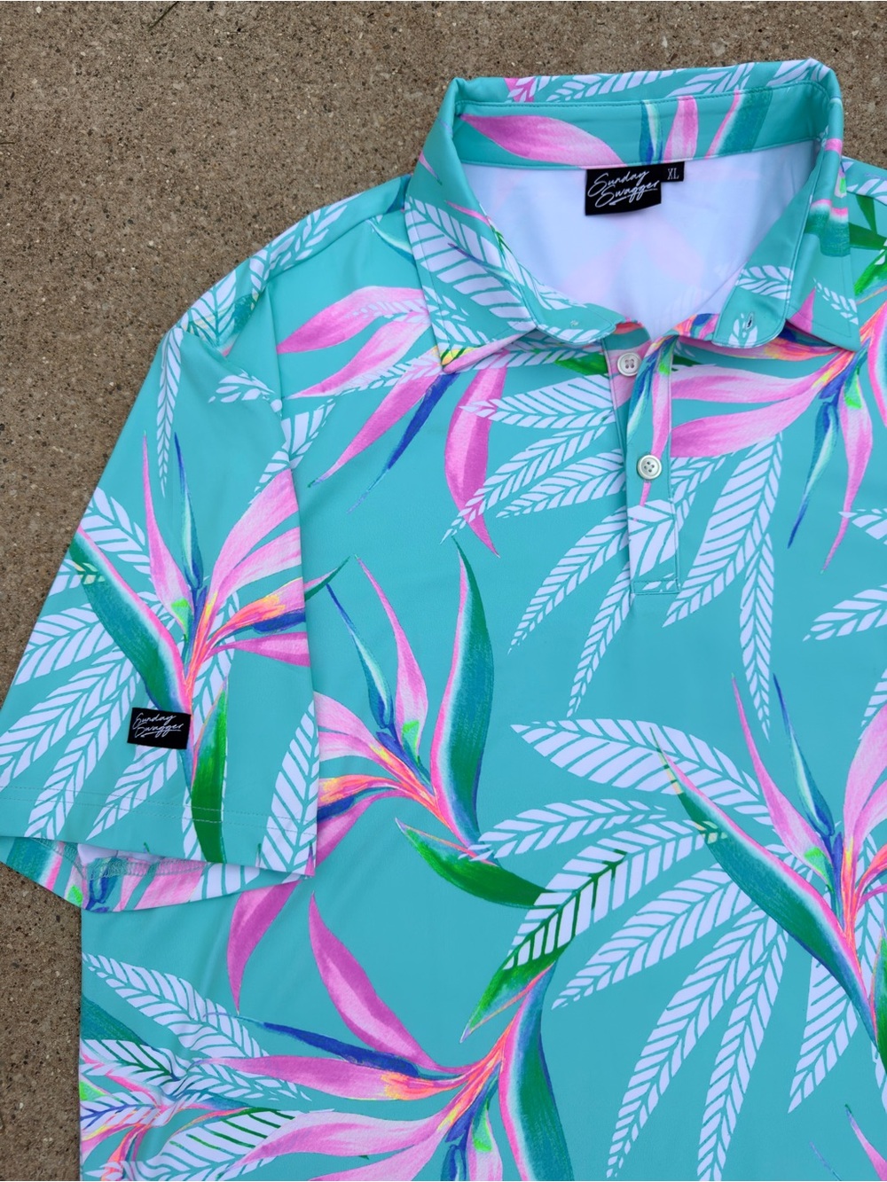 Sunday Swagger Bali Golf Polo Sz XL - Picture 3 of 7